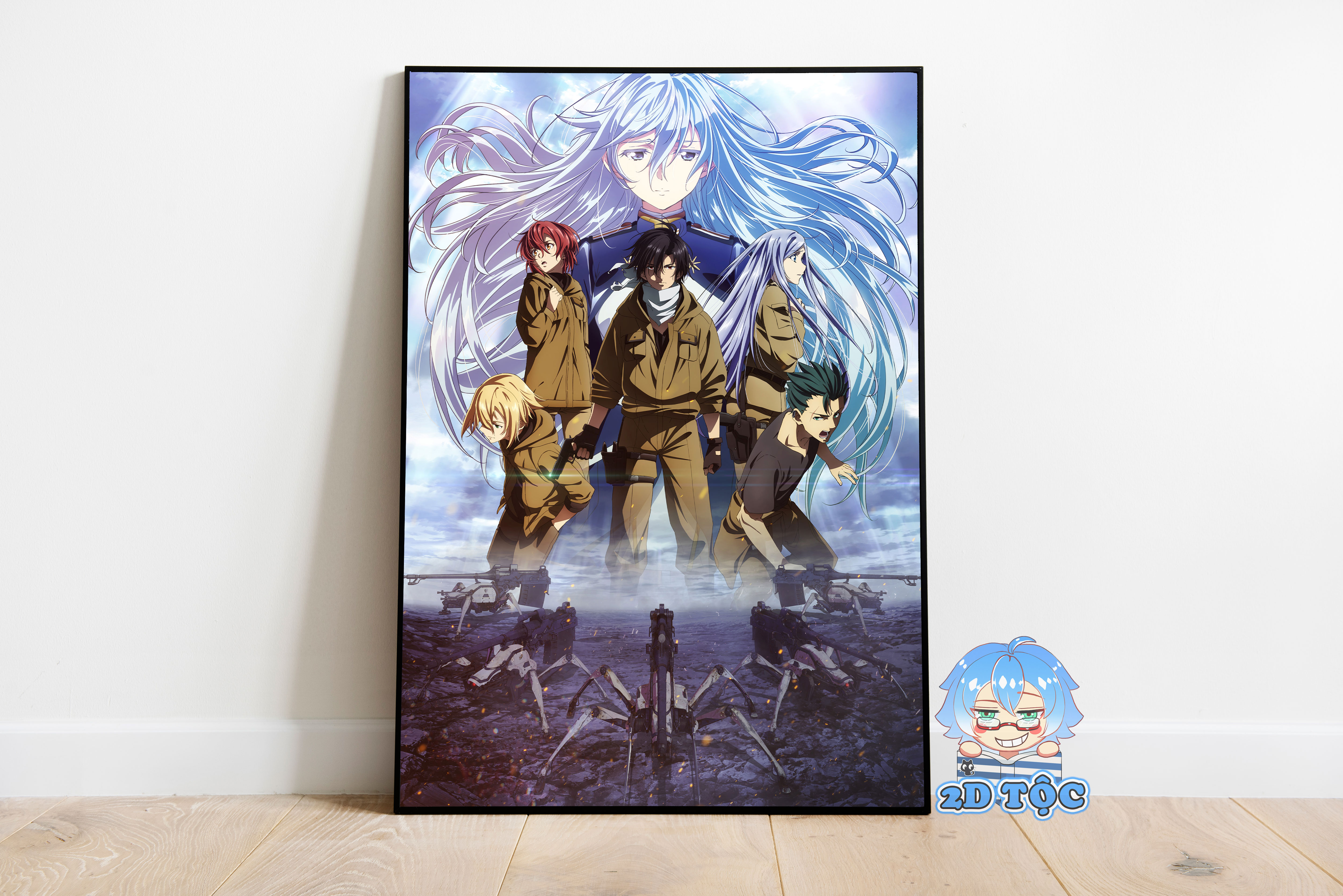TRANH POSTER A3 LIGHT NOVEL 86 EIGHTY SIX (3) CHẤT LIỆU GIẤY CAO CẤP - 2D TỘC SHOP