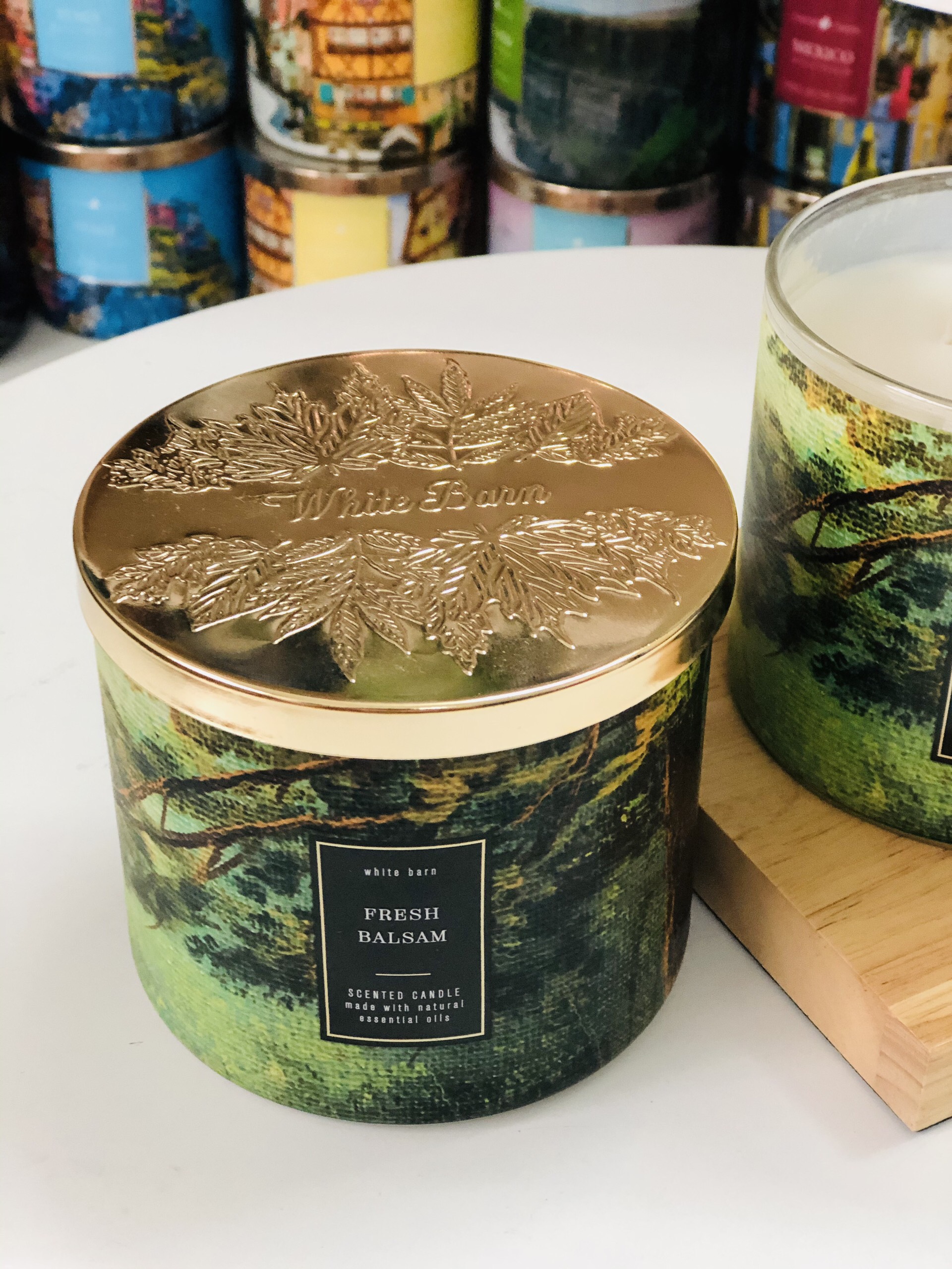 < BBW USA > Nến thơm Bath & Body Works FRESH BALSAM 3 bấc 411g