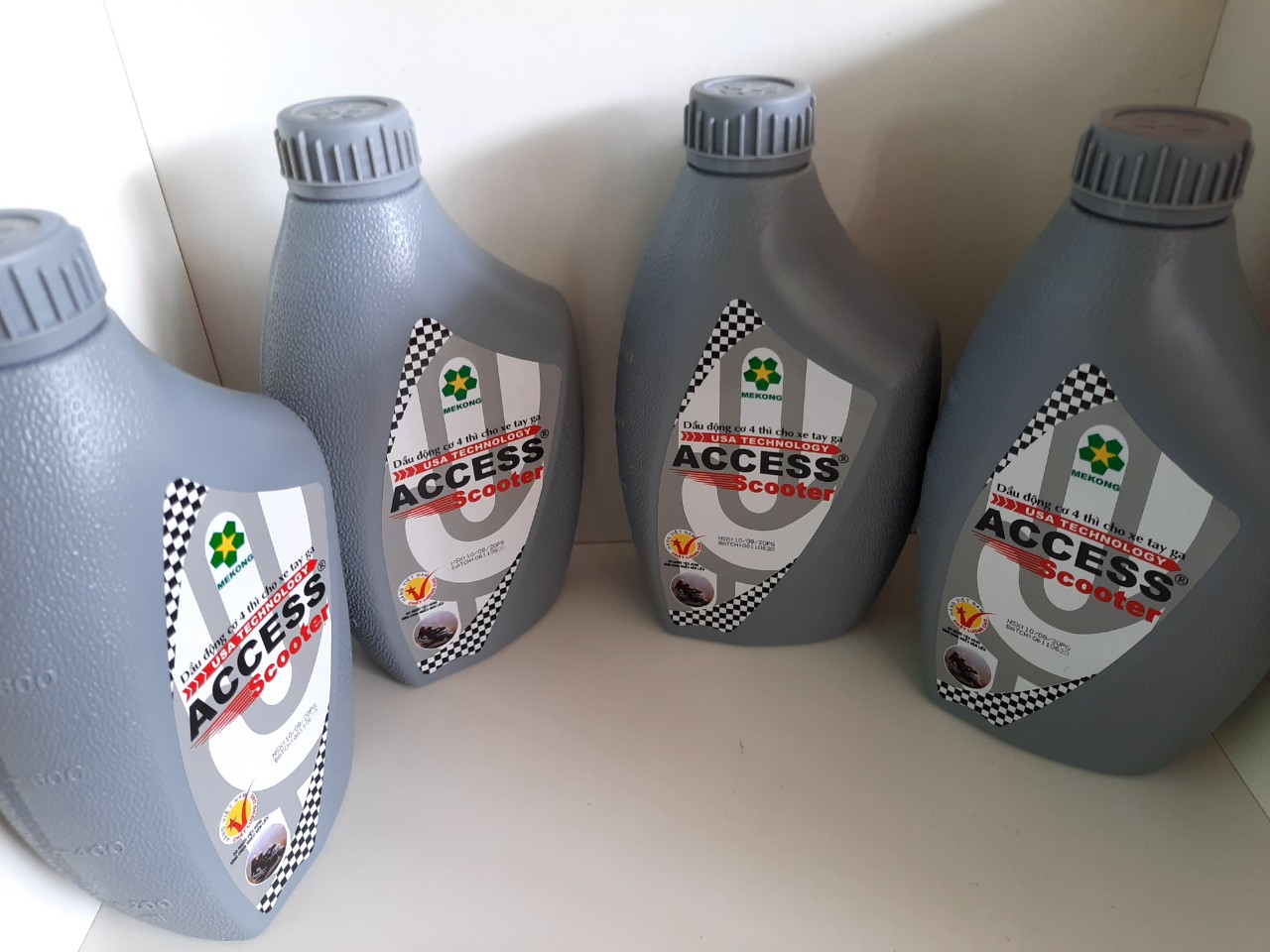 Babies' 4 bottles-4T engine oil-1 liter access scooter, specialized for scooters, apsj SJ, 20w40