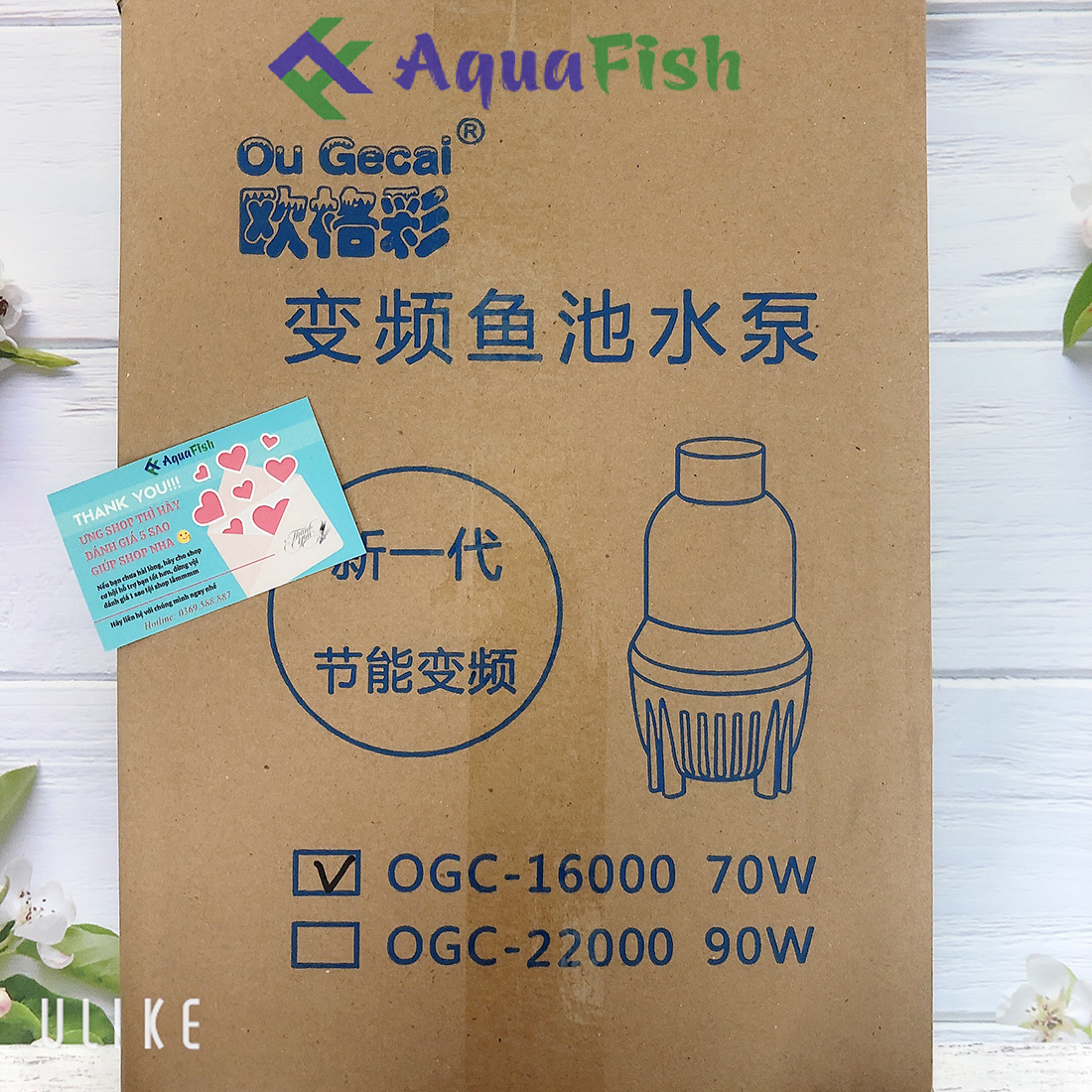 Máy Bơm Chìm Hồ Cá Koi OGC 16000 và OGC 22000