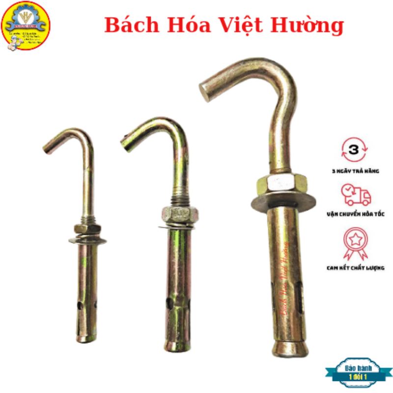 Nở sắt móc đủ kích thước phi 6mm, 8mm, 10mm giá rẻ - 1chiếc