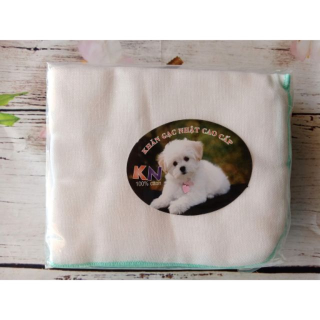 10 Khăn sữa khăn gạc Nhật 5 lớp lớn 25*35cm
