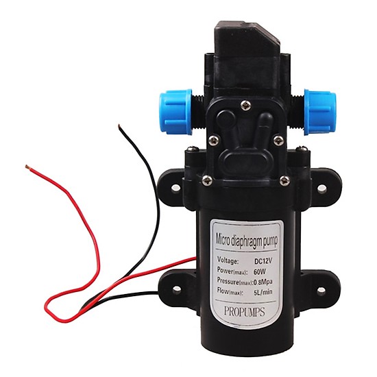 Máy bơm tăng áp lực nước mini 12v