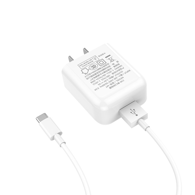 Bộ Cốc sạc và Cáp sạc Hoco C49 cổng Lightning / TypeC / Micro-USB tùy chọn Output max 2A (Trắng) - Hãng phân phối chính thức - Nhất Tín Computer