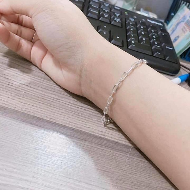 Lắc tay bạc Tlee, Lắc tay xích - TleeJewelry LT0146