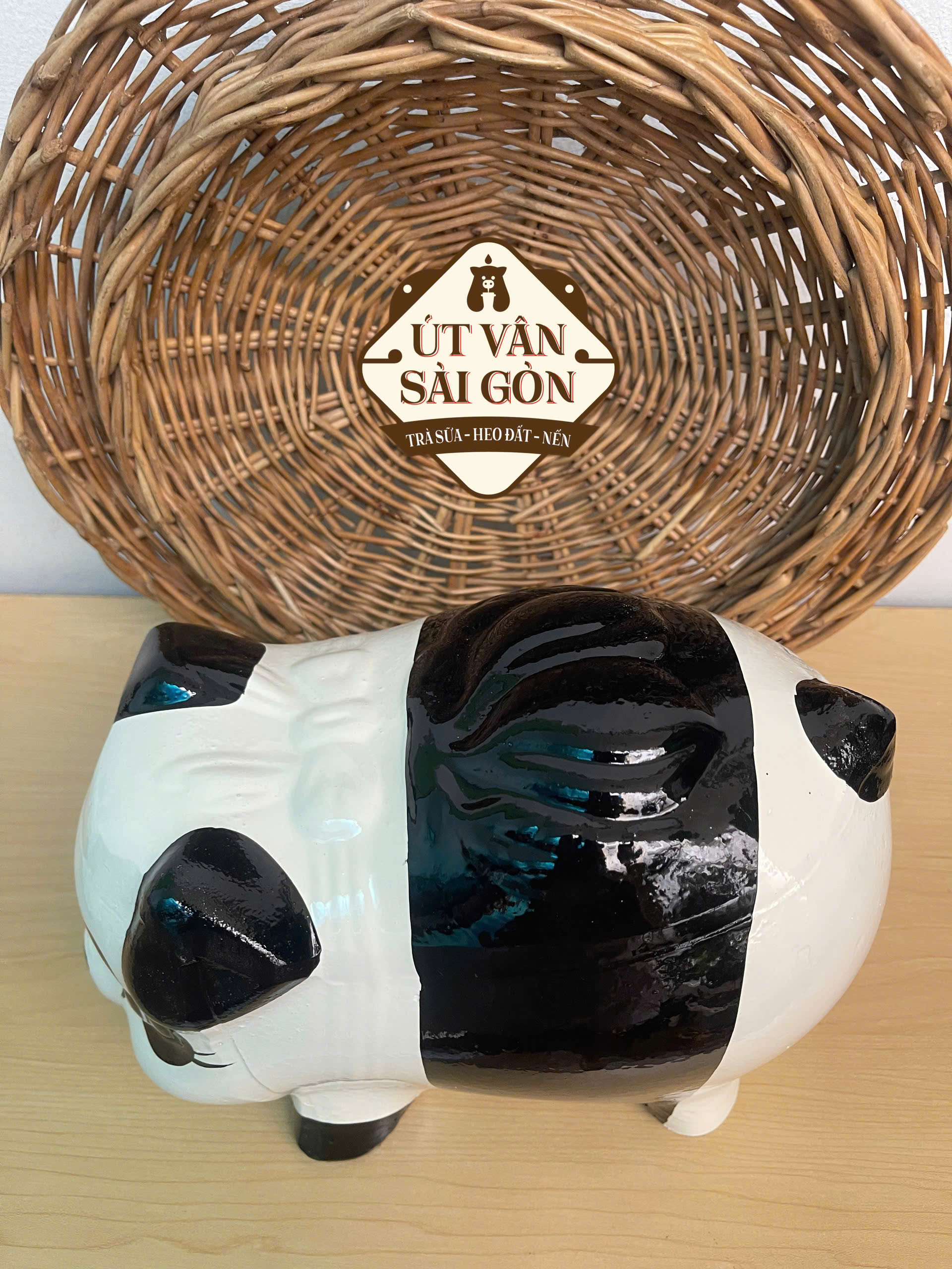 Heo đất tiết kiệm gấu trúc L ( dài 24x15x17 )