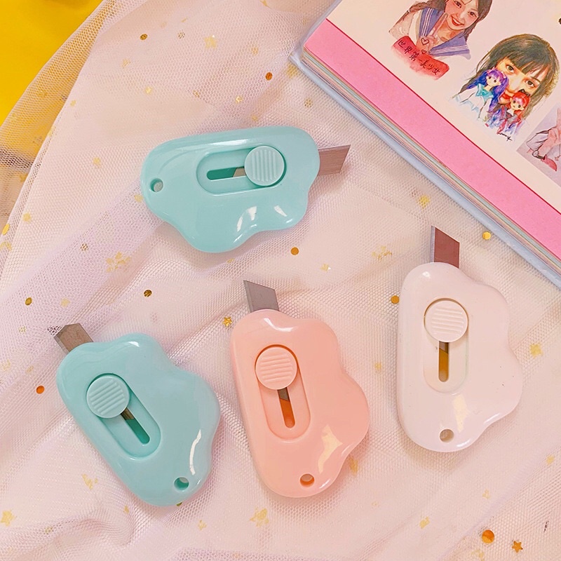 Dao Rọc Giấy Mini Hình Đám Mây Dễ Thương