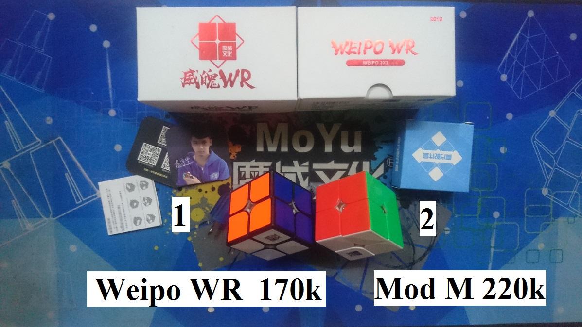 Rubik 2x2x2. weipo wr