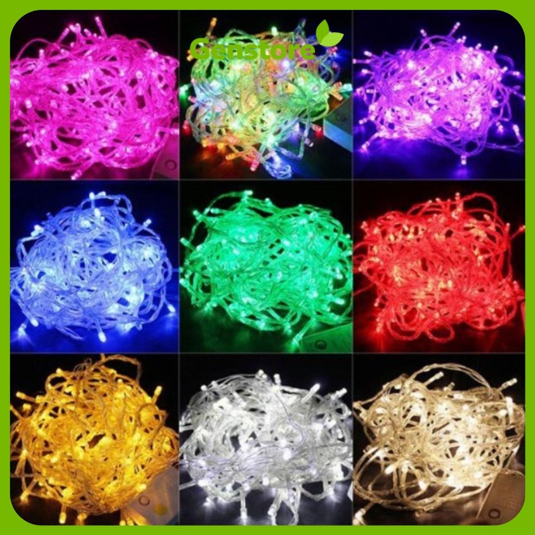 Dây đèn led trang trí chớp nháy nhiều màu