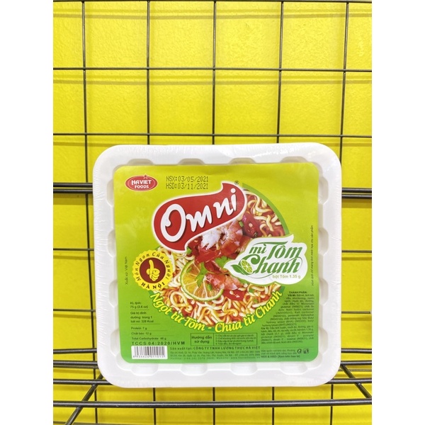Mì Tôm Chanh Omni Bát 75G