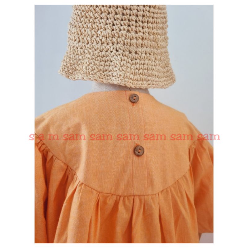 Đầm Thêu Phong Cách Hàn Quốc Cho Bé Gái