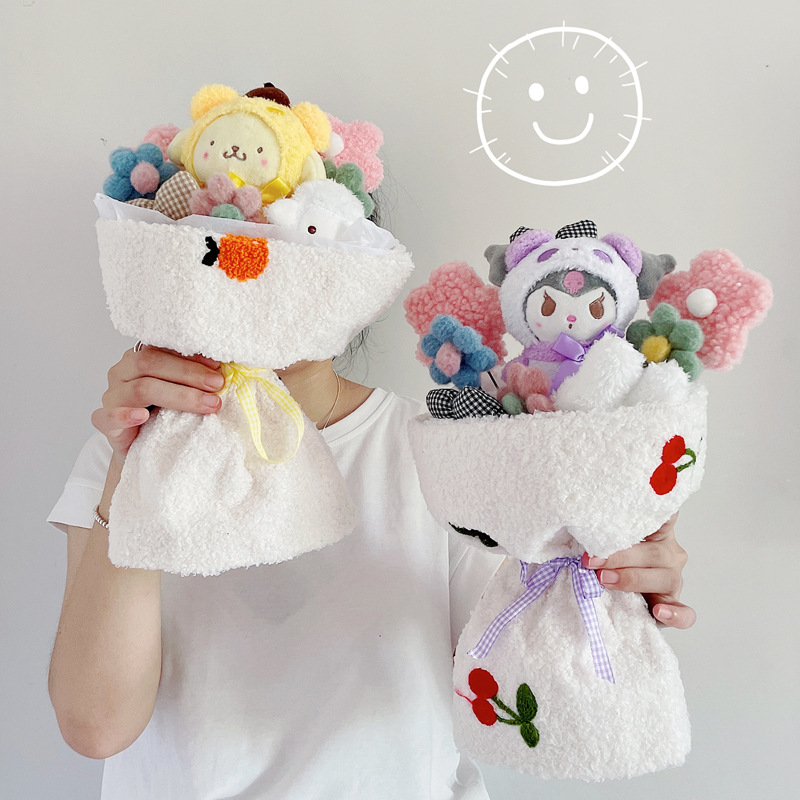 Bó hoa gấu bông Sanrio