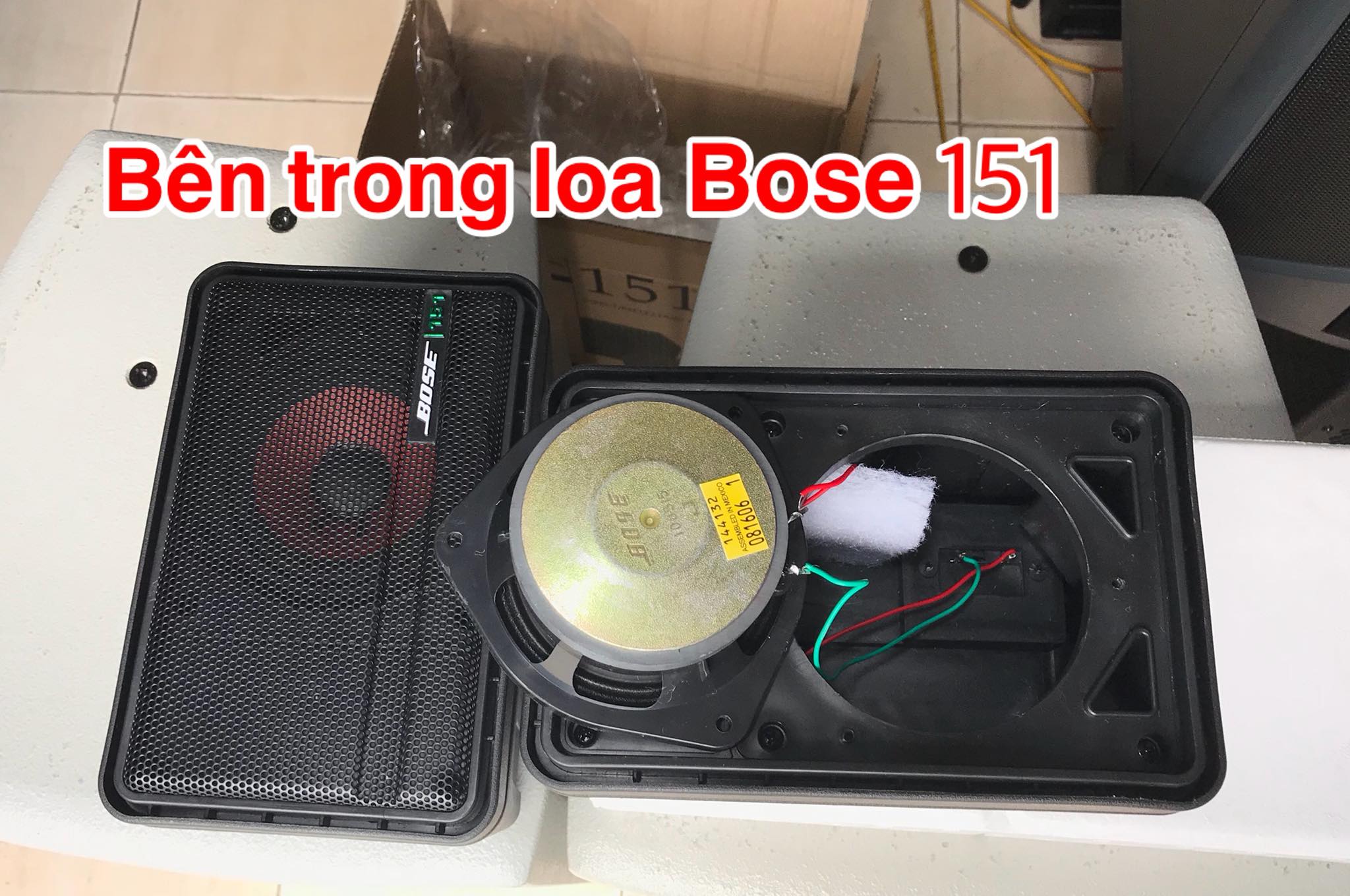 Loa trợ lời, loa cafe karaoke Bose 151