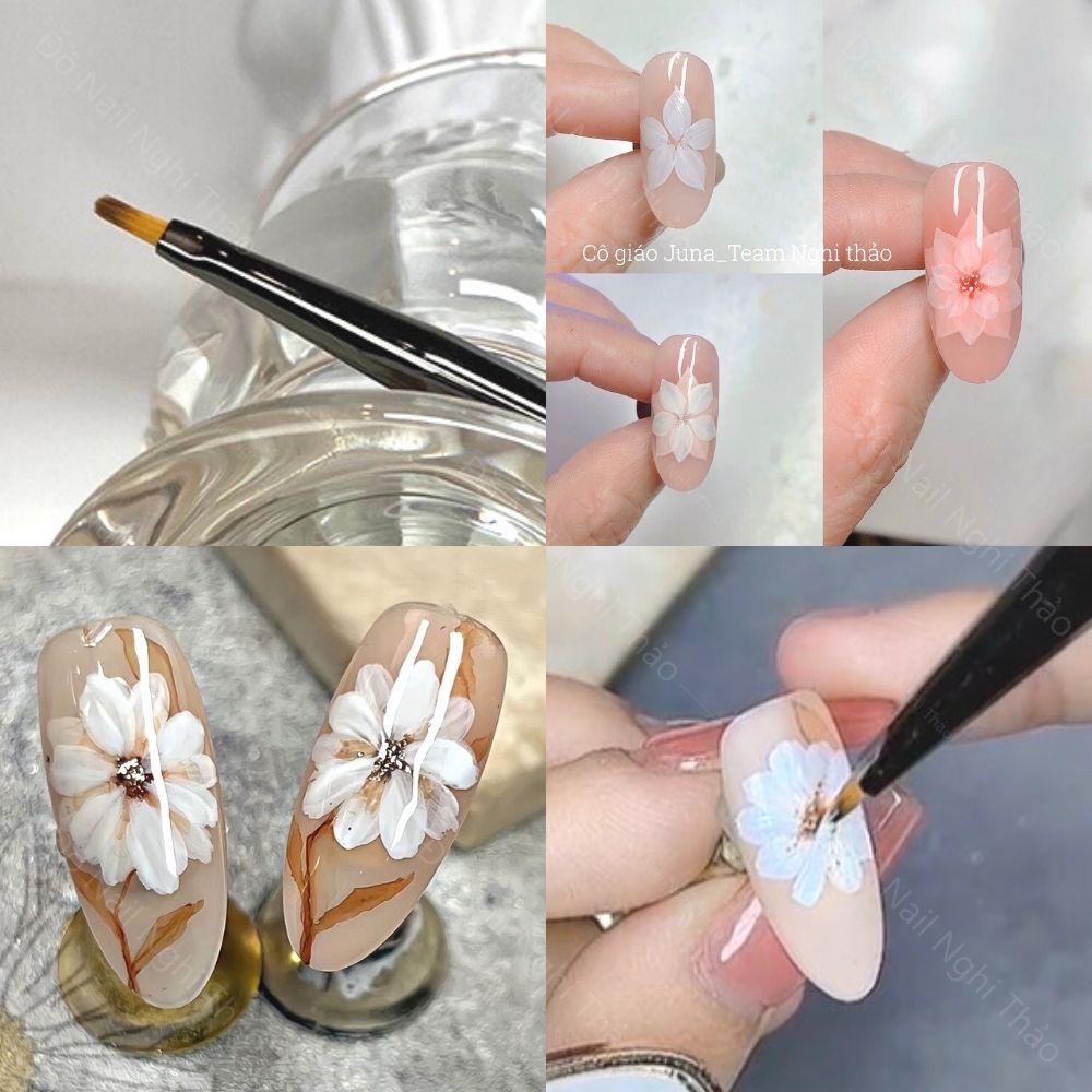 Cọ hoa cúc vẽ móng nail số 02 Nghi Thảo