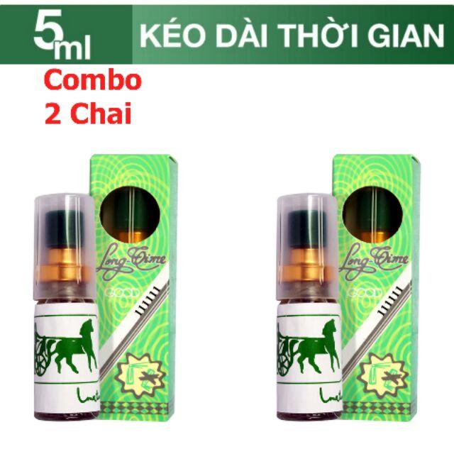 Combo 2 Chai Xịt Lạnh LongTime giúp kéo dài thời gian