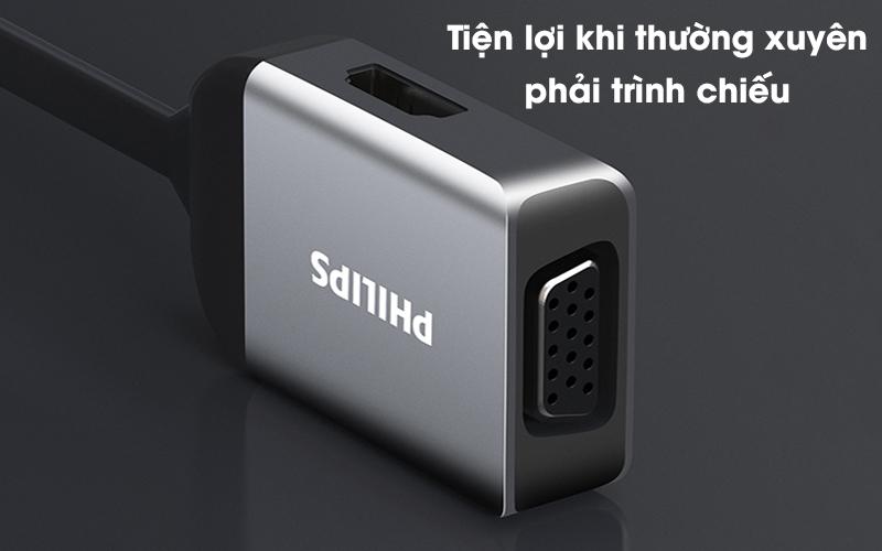 Adapter chuyển đổi USB-C 2 in 1 TNK73A Xám