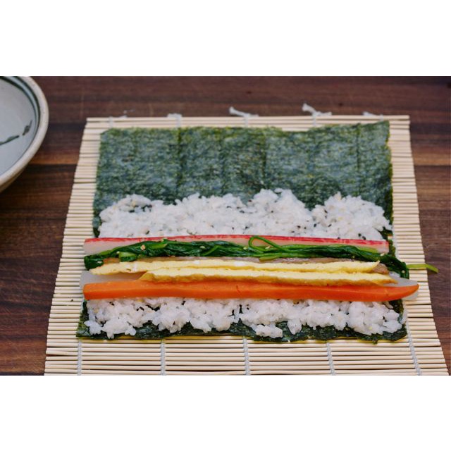 Simbap/sushi bamboo roll mat