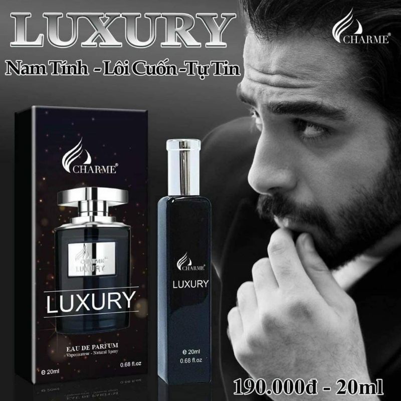 Nước hoa chiết 20ml chamme good girl , king , so sexy , queen , luxury , boss chính hãng lưu hương 8-12h