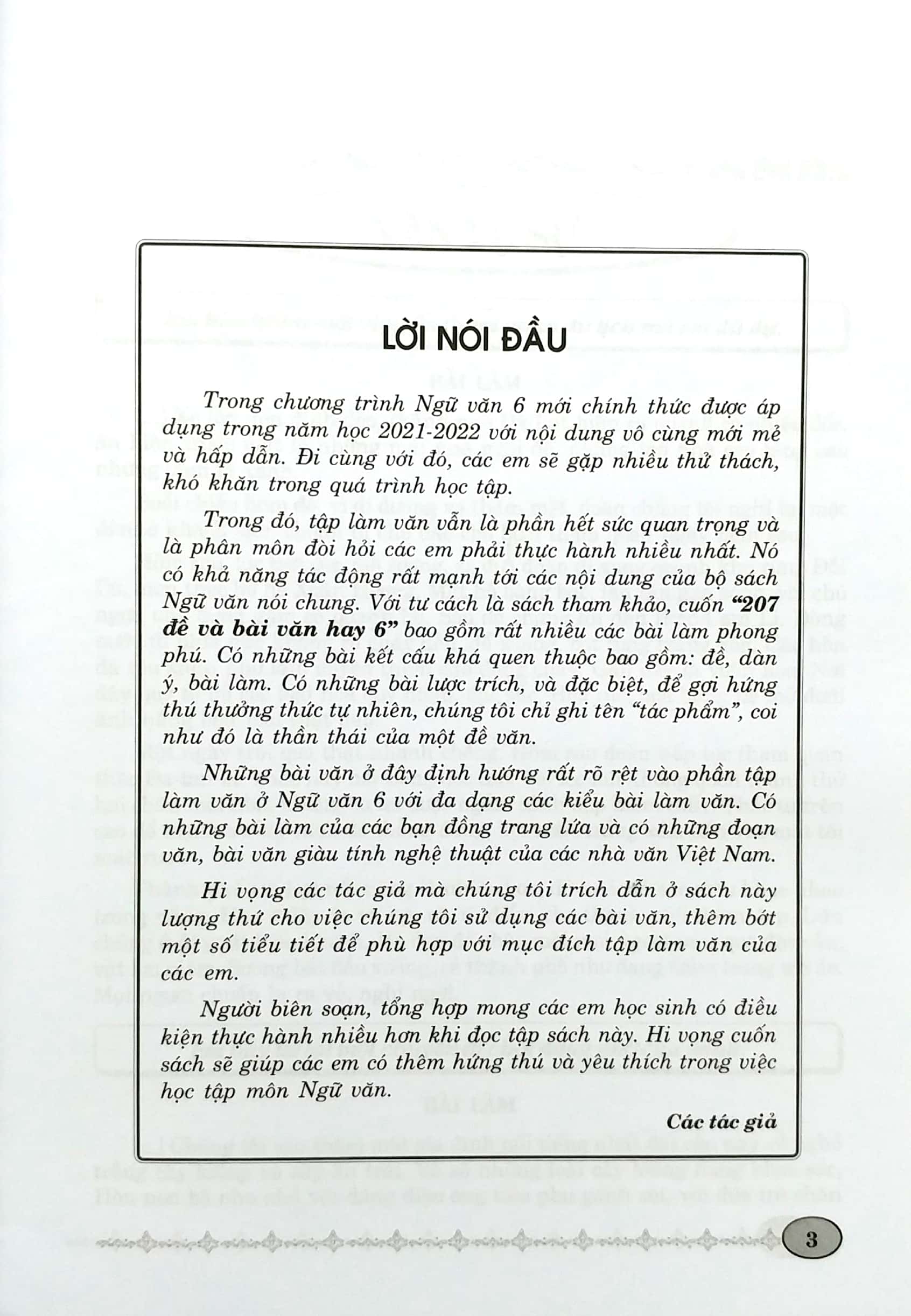 Fahasa - 207 Đề Và Bài Văn Hay Lớp 6 (Theo Chương Trình Giáo Dục Phổ Thông Mới) (Tái Bản)