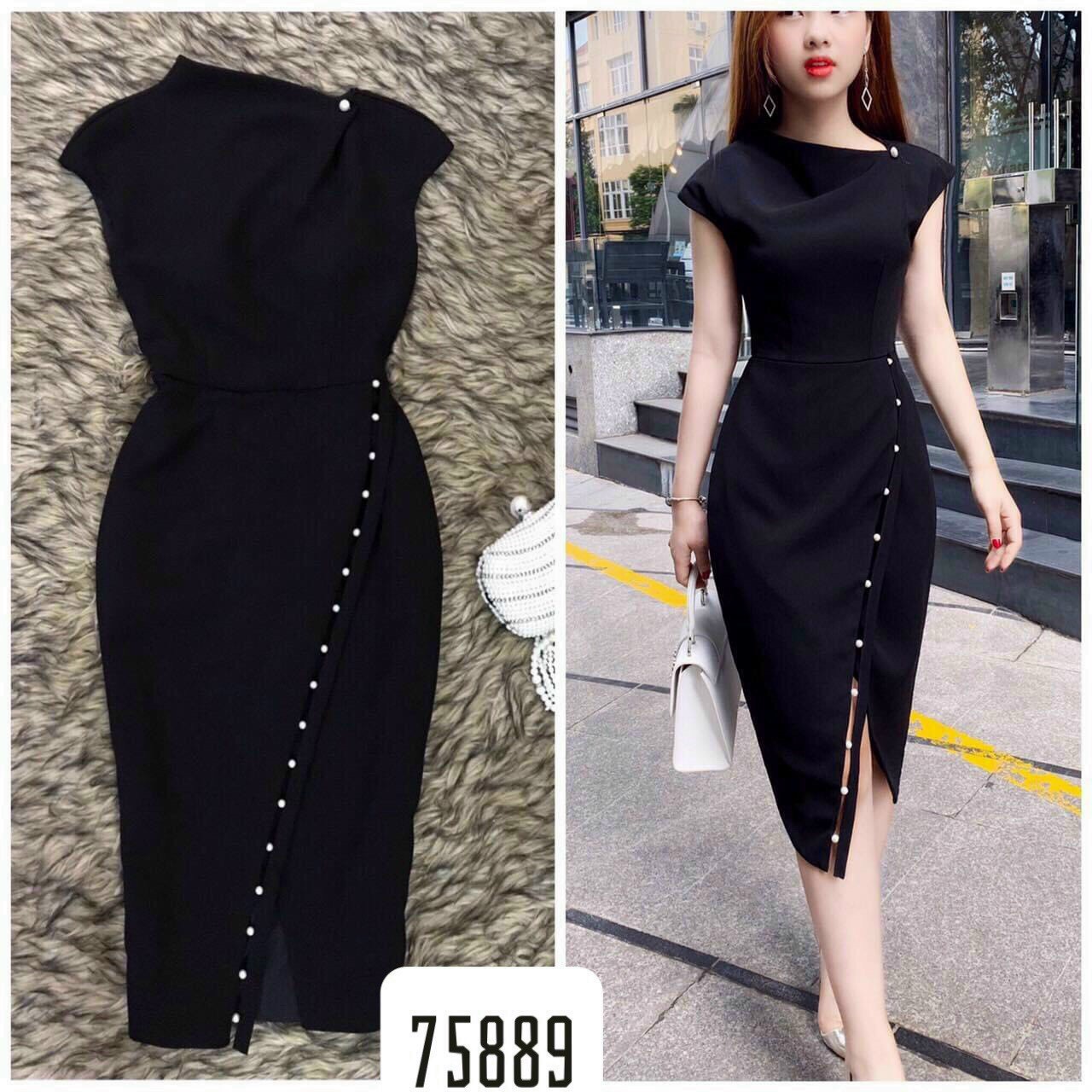 ĐẦM DỰ TIỆC TÔN DÁNG, SANG CHẢNH PERCEE