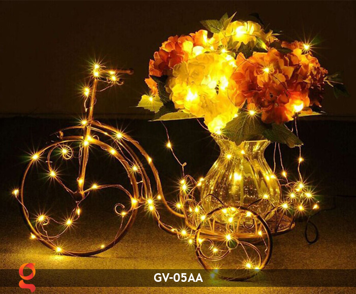 Dây đèn Led fairylight ,dây đèn đom đóm 2 mét dùng pin