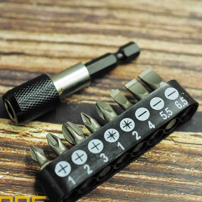 Bộ đầu tua vít 9 chi tiết ingco aksd0071