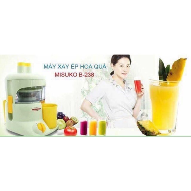 Máy xay ép hoa quả đa năng Misuko B-238