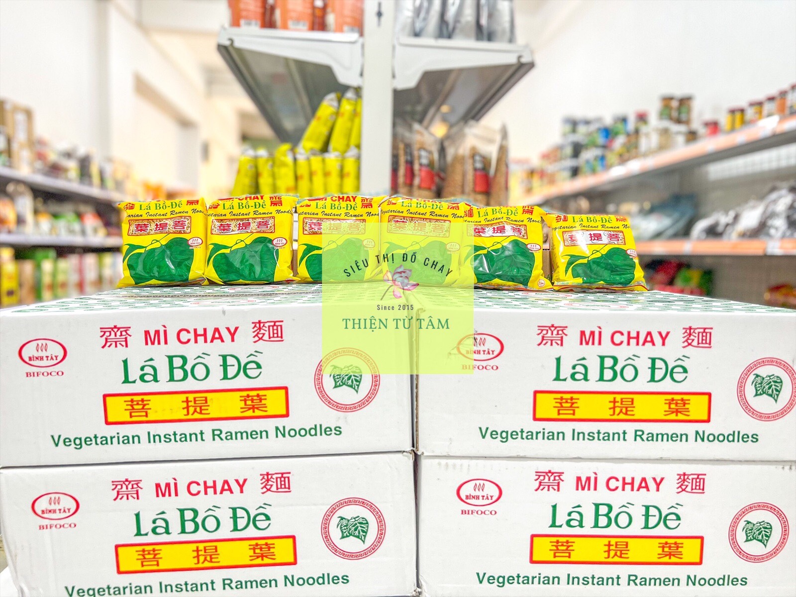 Mì Gói Chay Lá Bồ Đề Mì Chay Ngon Thùng 30 Gói