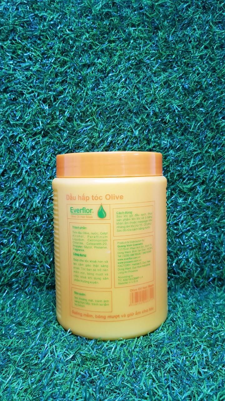 [HCM]Kem ủ tóc Everflor olive 1000ml