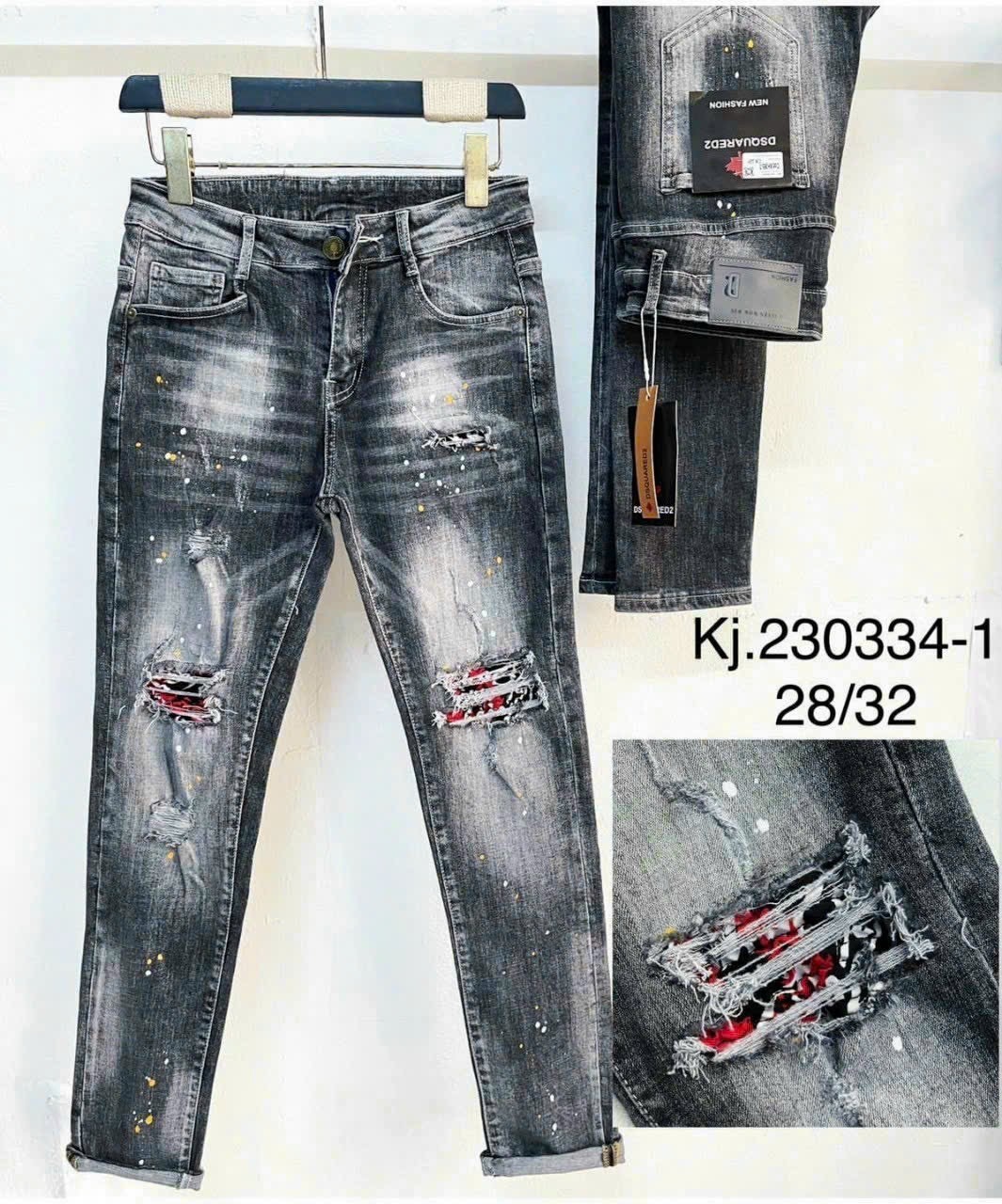 Quần jean nam cao cấp hàng vnxk phối rách sướt đẹp chất jean bò co dãn hàng chuẩn shop