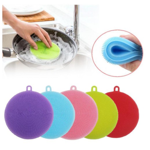 5 MIẾNG RỬA BÁT CHÉN SILICON