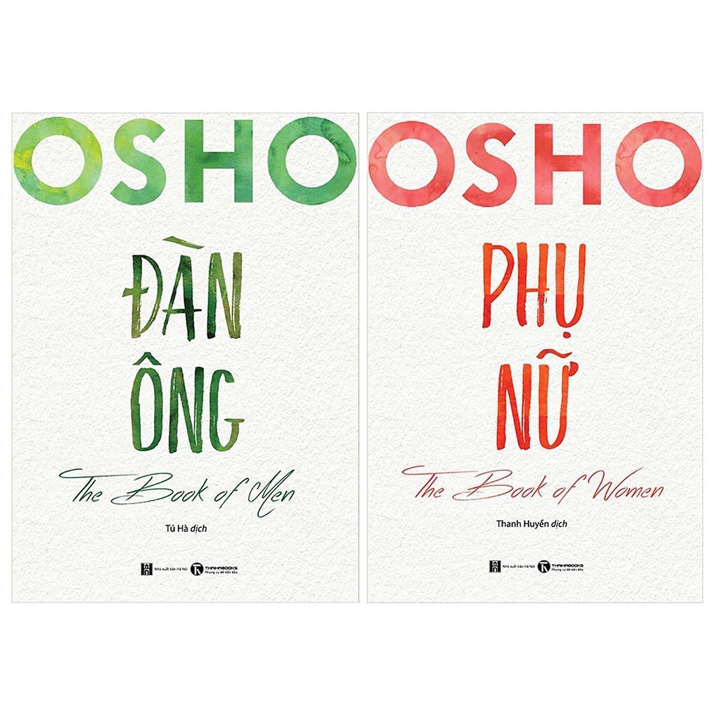 Sách - combo 2 cuốn: osho đàn ông & osho phụ nữ