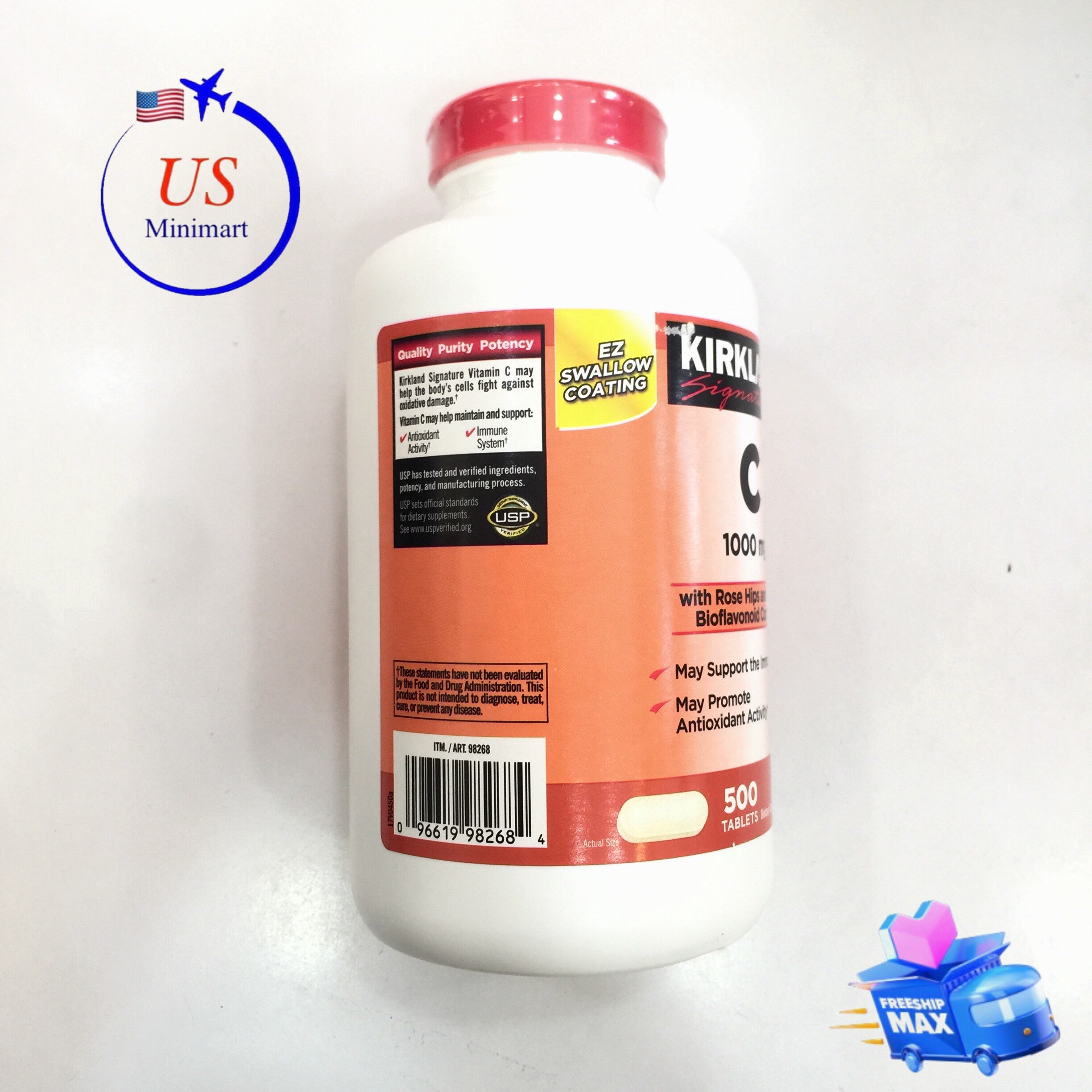 Vitamin C 1000mg Kirkland (500 viên) - US Minimart