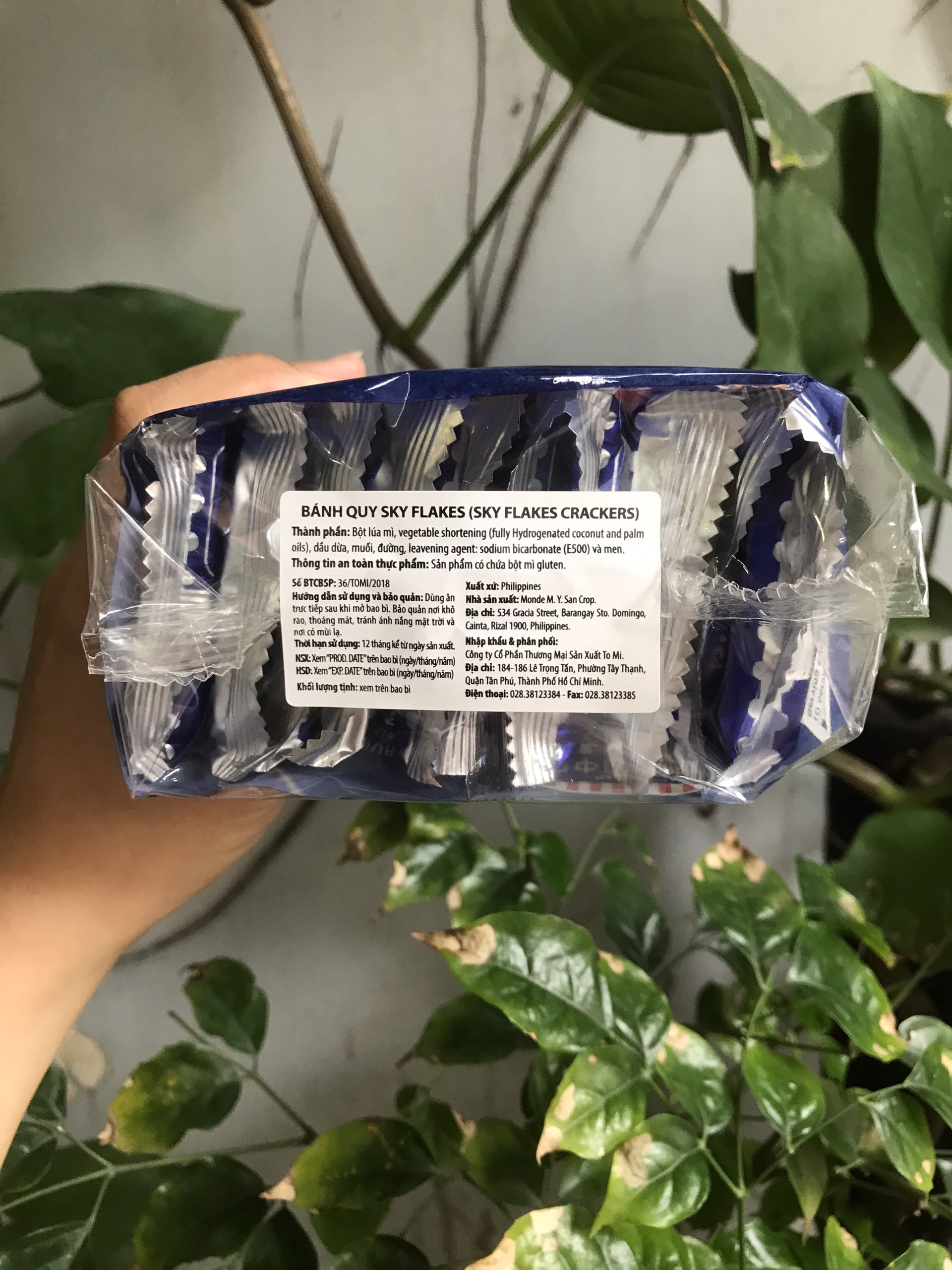 Bánh Quy Ăn Kiêng Sky Flakes Crackers (Gói 250g)