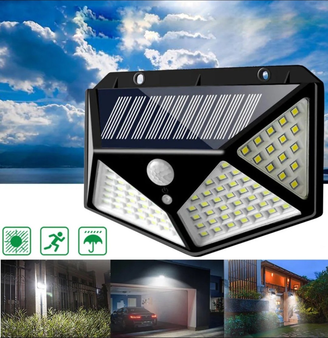 Đèn Led cảm biến hồng ngoại sử dụng năng lượng mặt trời Solar sensor Wall light - 20 Led (3 chế độ)