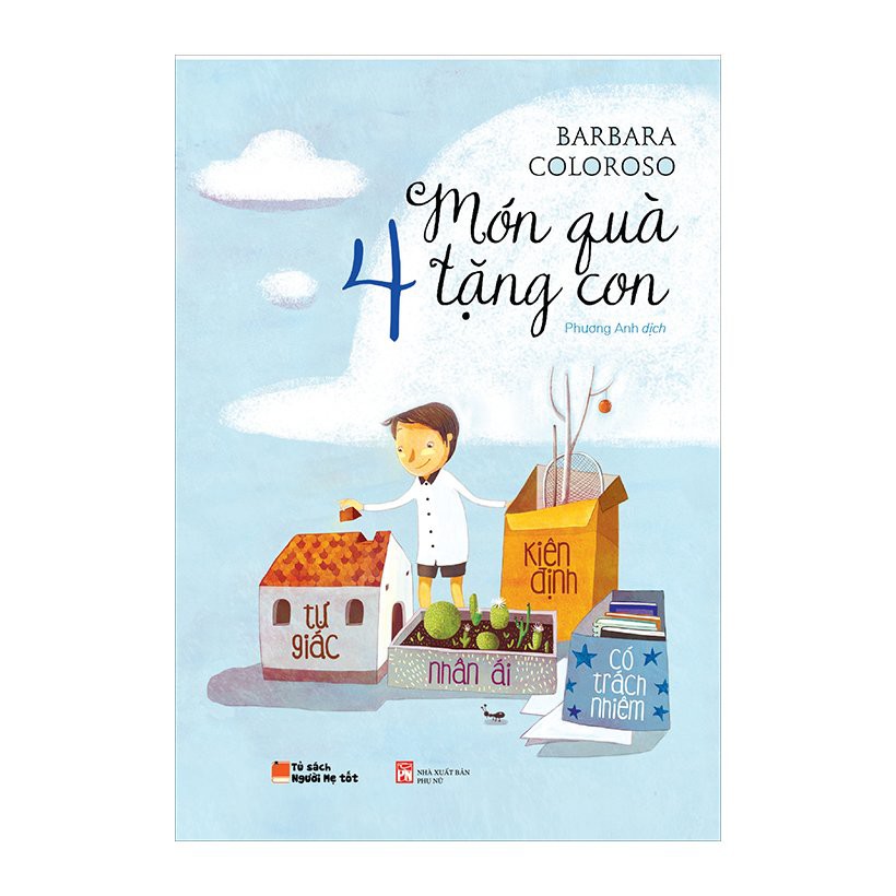 Sách - 4 món quà tặng con + Tặng Sổ tay