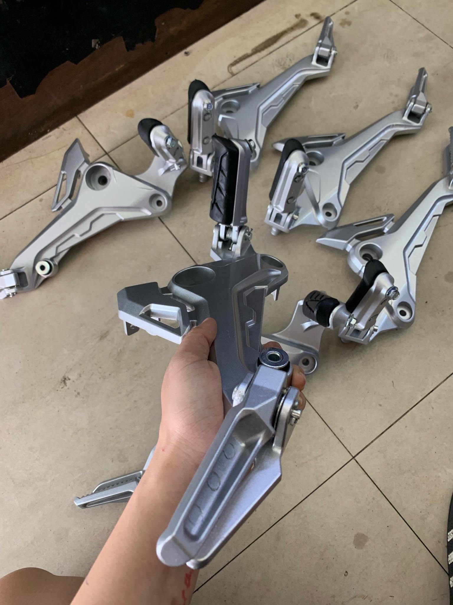 [HCM]Gác chân nhôm full combo SF dành cho xe Msx đời củ lên đời mới  monkey bike gắn trực tiếp