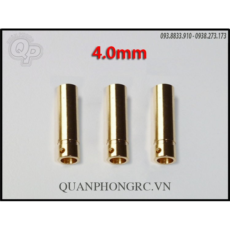 3 cái jack 4mm đầu chuối / đầu esc