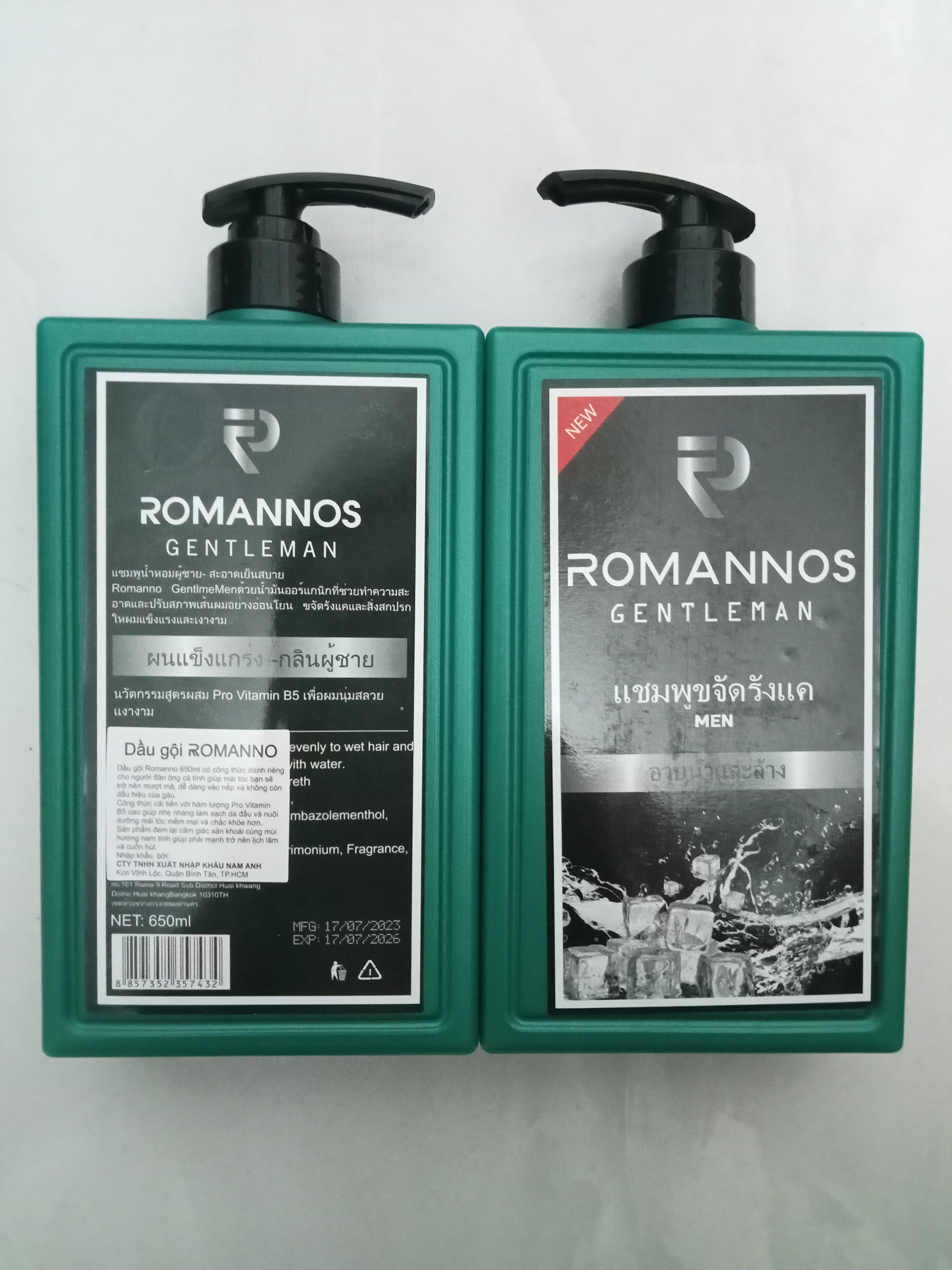 dầu gội Romano 650ML