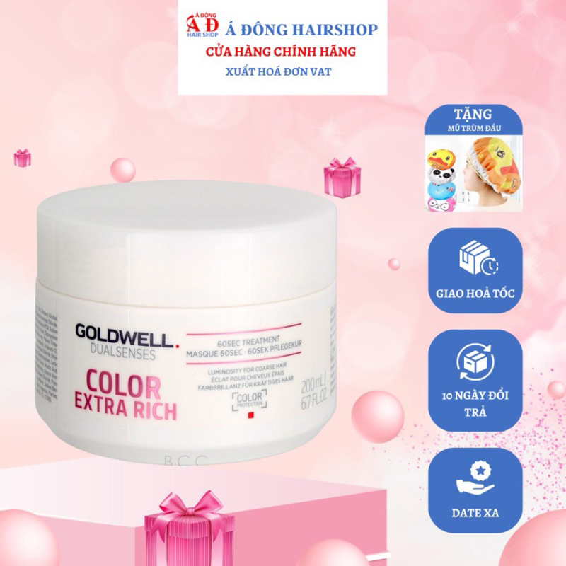 Bộ dầu gội xả giữ màu tóc nhuộm goldwell color extra rich đức