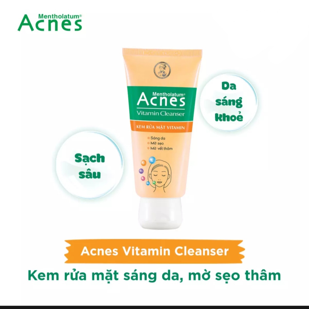 Kem rửa mặt VITAMIN ACNES VITAMIN Cleanser (100g)