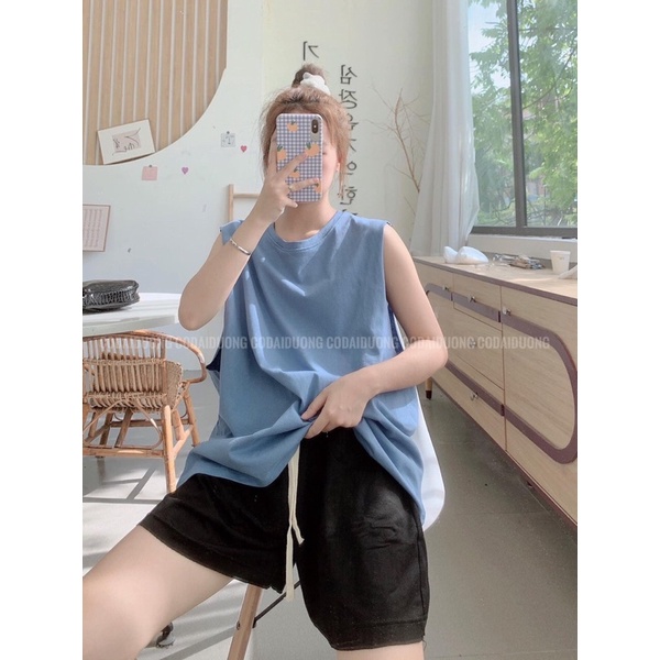 🔥Freeship🔥Áo trơn tanktop cá tính
