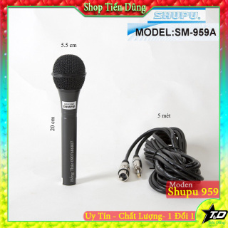 Mic shupu 959 loại mic dây độ dài 5m cố chân cắm 6.5 dùng được cho các loại amli thumbnail
