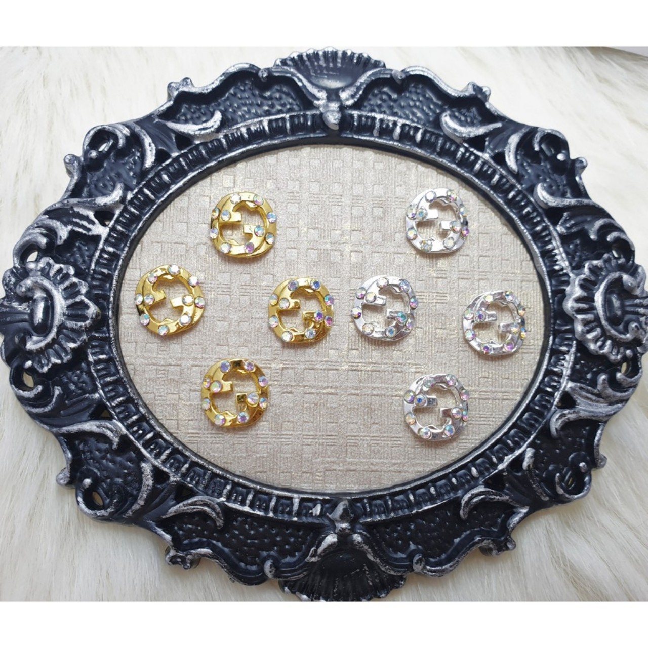Charm thương hiệu 3D trang trí móng CH BYH008