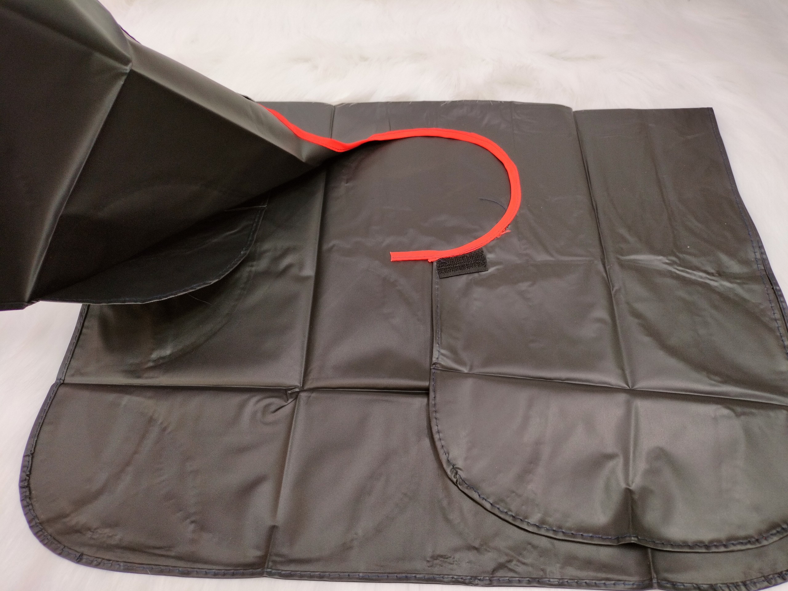 Áo choàng vải PVC cắt tóc-duỗi-nhuộm