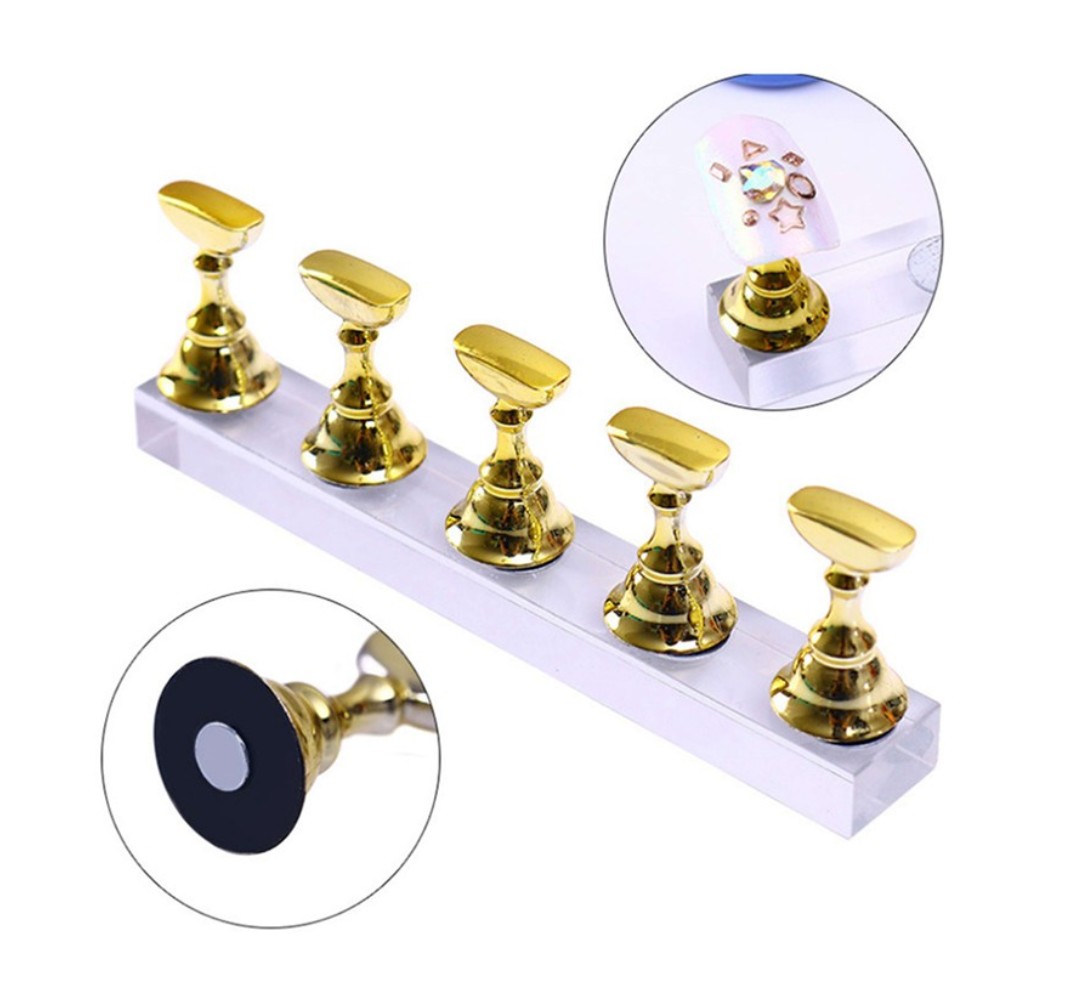 [HCM]Đế Gắn Móng Giả, Đế Nam Châm  Gắn Móng Tập Vẽ