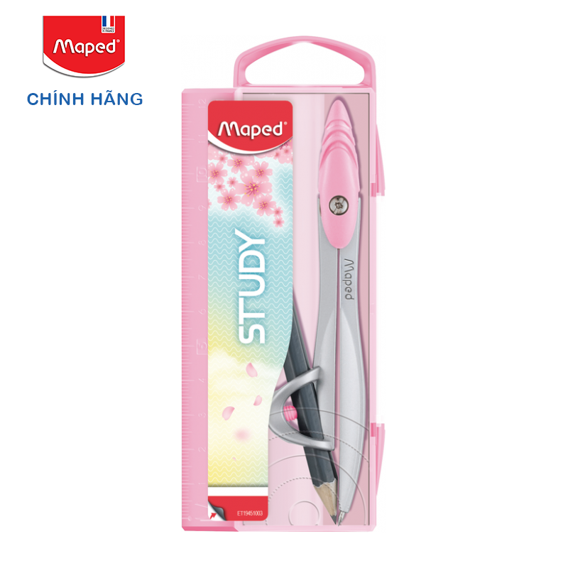 MAPED - Compa học sinh PASTEL - Chì gỗ [Chính hãng]