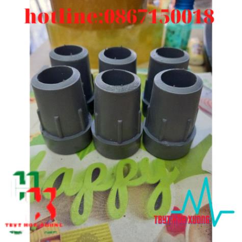 Đế Cao Su Nạng Inox Việt Nam-1 đôi