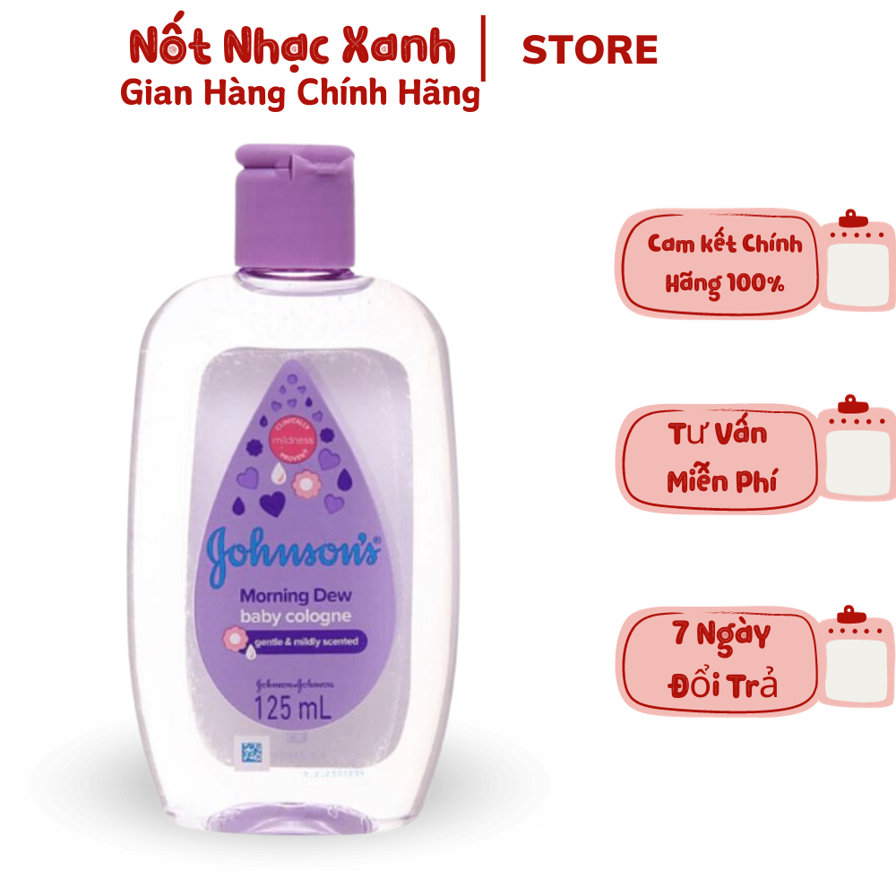 Nước hoa Johnson's Morning Dew Baby Cologne (Chai/ 125ml Tím)