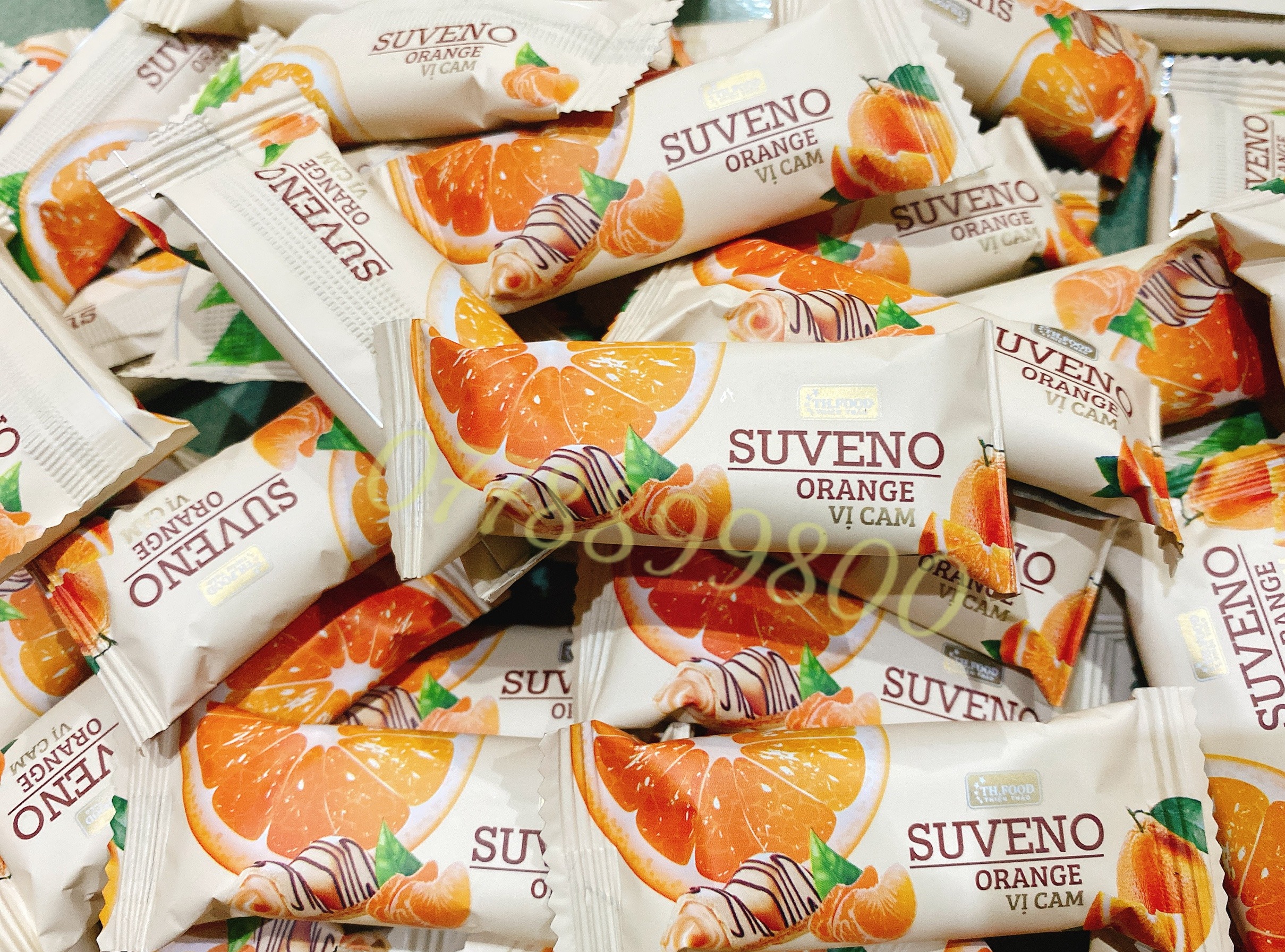 [Hoàn tiền 10%] BÁNH SỮA CHUA GIÒN VỊ CAM 500GR
